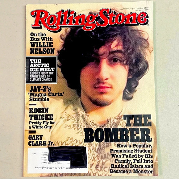 Rolling Stone Magazine August 2013 Jahar Tsarnaev Boston Bomber *Mint Condition* - Picture 1 of 8